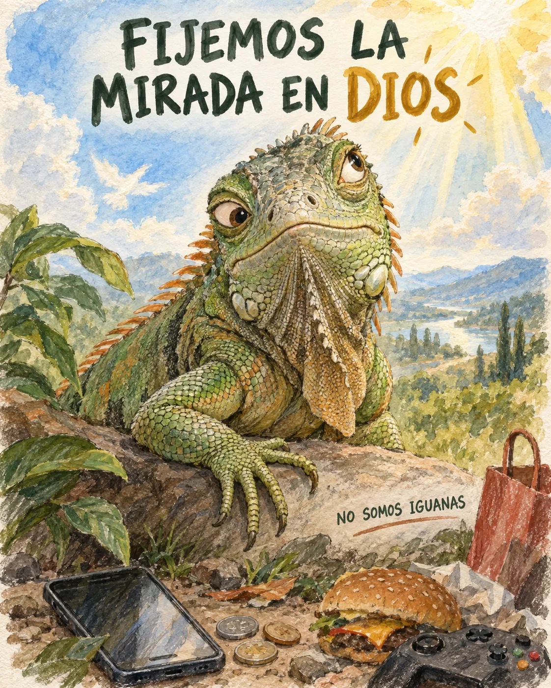 No podemos mirar a Dios y al mundo al mismo tiempo.